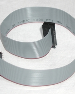 Flat cable 5cm 10p gold DOL 440 switch